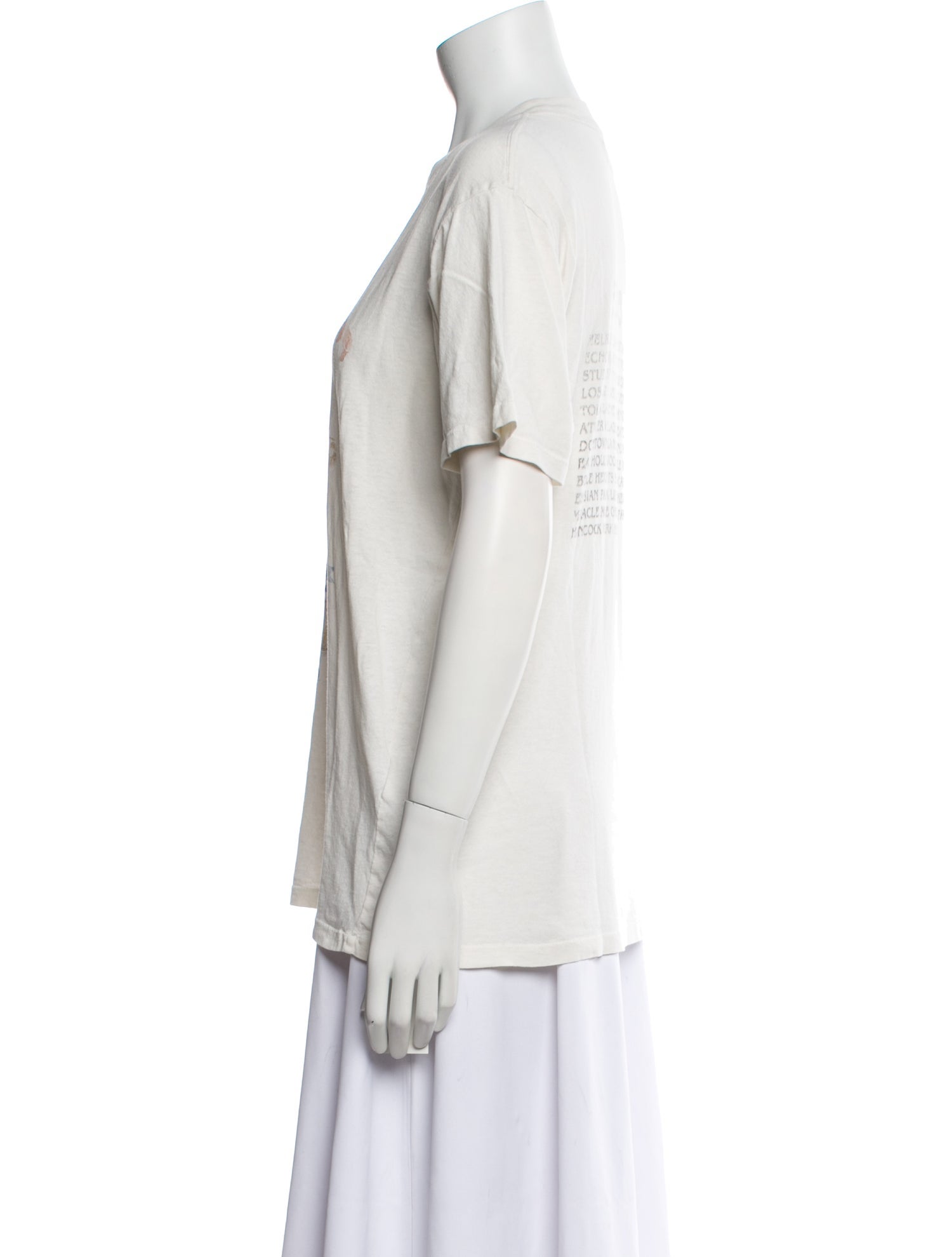 Anine Bing Graphic Print Crew Neck T-Shirt