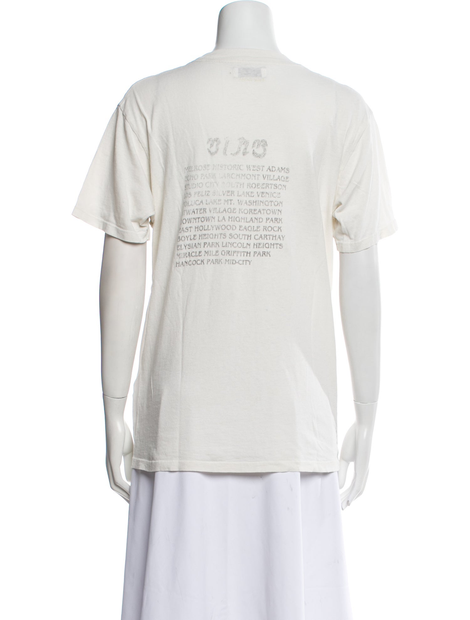 Anine Bing Graphic Print Crew Neck T-Shirt