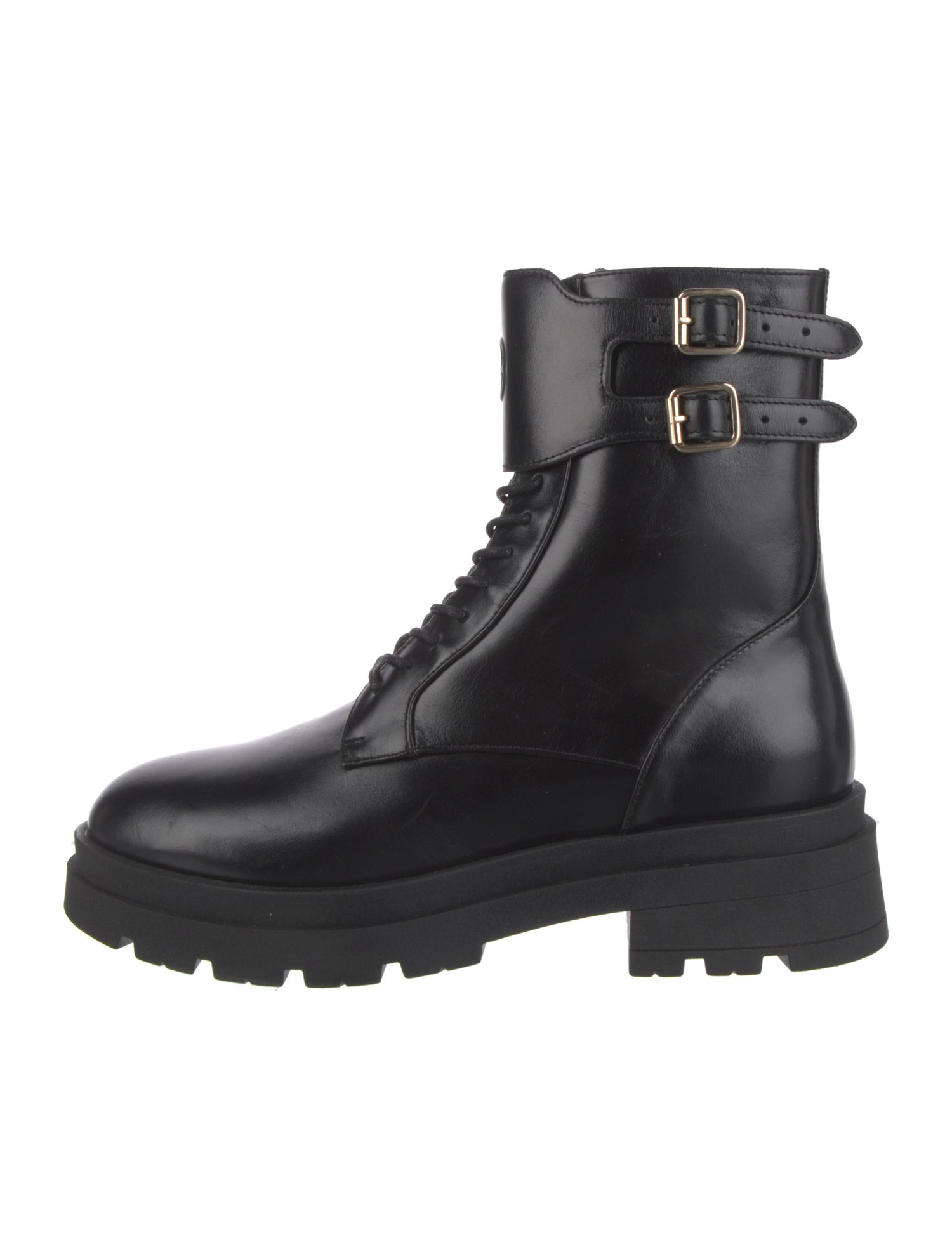 Anine Bing Leather Combat Boots