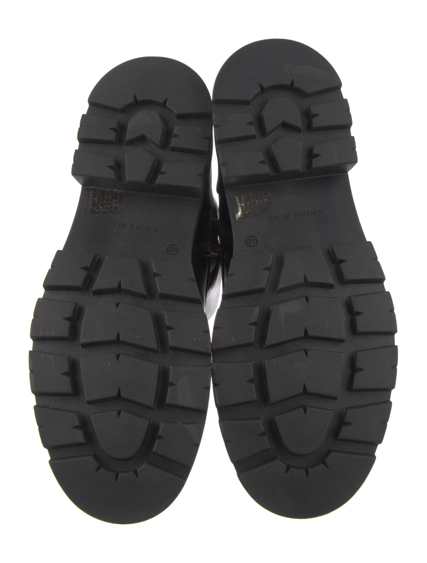 Anine Bing Leather Combat Boots