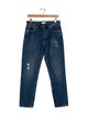Anine Bing High-Rise Straight Leg Jeans