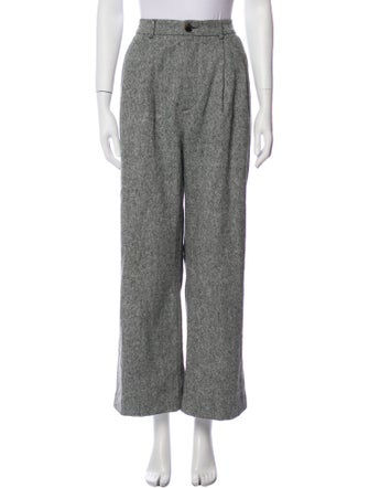 Anine Bing Wool Wide Leg Pants