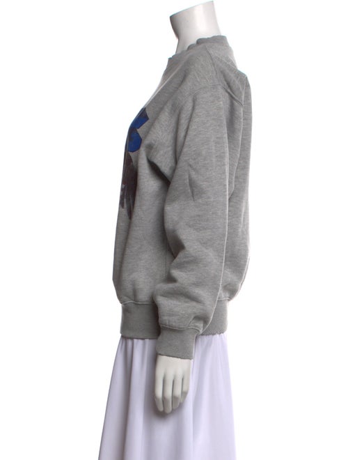 Anine Bing Graphic Print Crew Neck Sweater