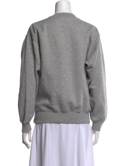 Anine Bing Graphic Print Crew Neck Sweater