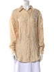 Anine Bing Long Sleeve Button-Up Top