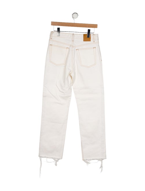 Anine Bing High-Rise Straight Leg Jeans