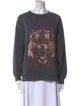 Anine Bing Graphic Print Crew Neck Sweatshirt