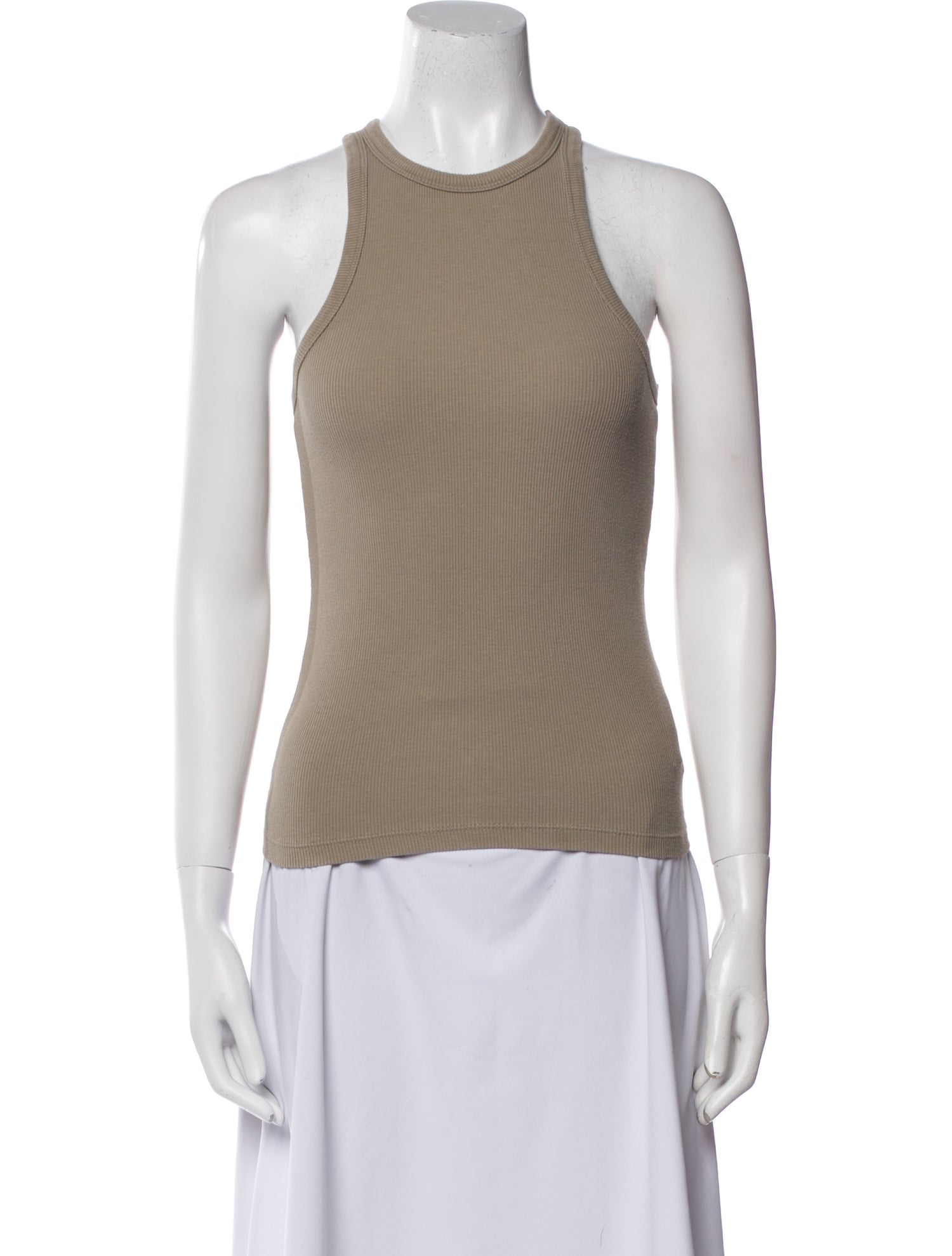 Anine Bing Crew Neck Sleeveless Top
