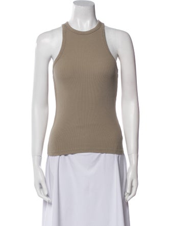Anine Bing Crew Neck Sleeveless Top