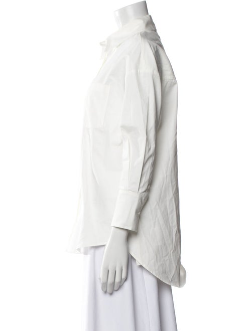 Anine Bing Three-Quarter Sleeve Button-Up Top