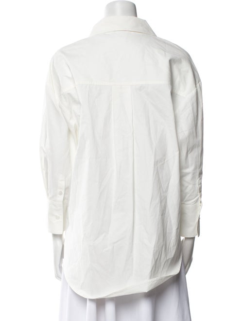 Anine Bing Three-Quarter Sleeve Button-Up Top