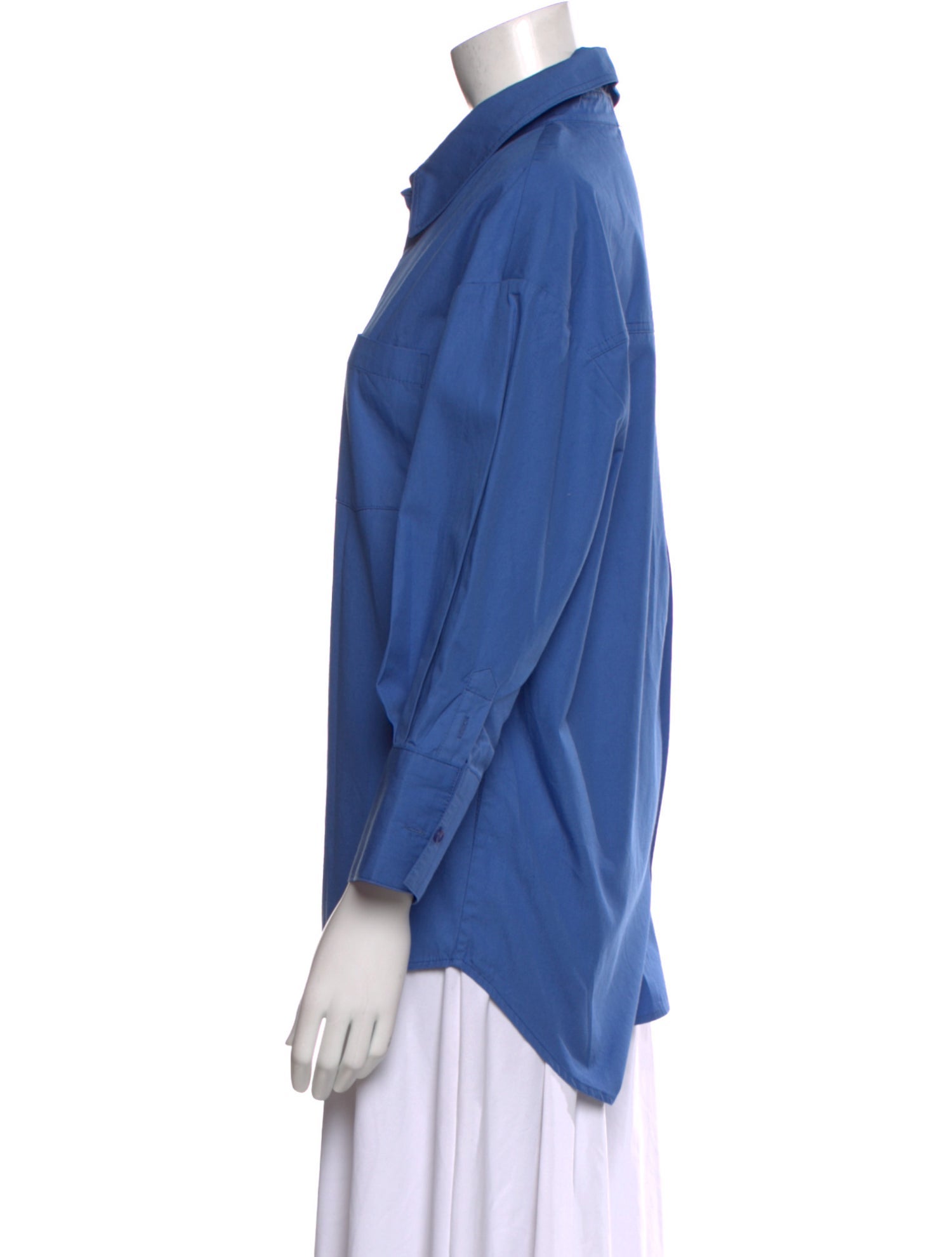 Anine Bing Three-Quarter Sleeve Button-Up Top