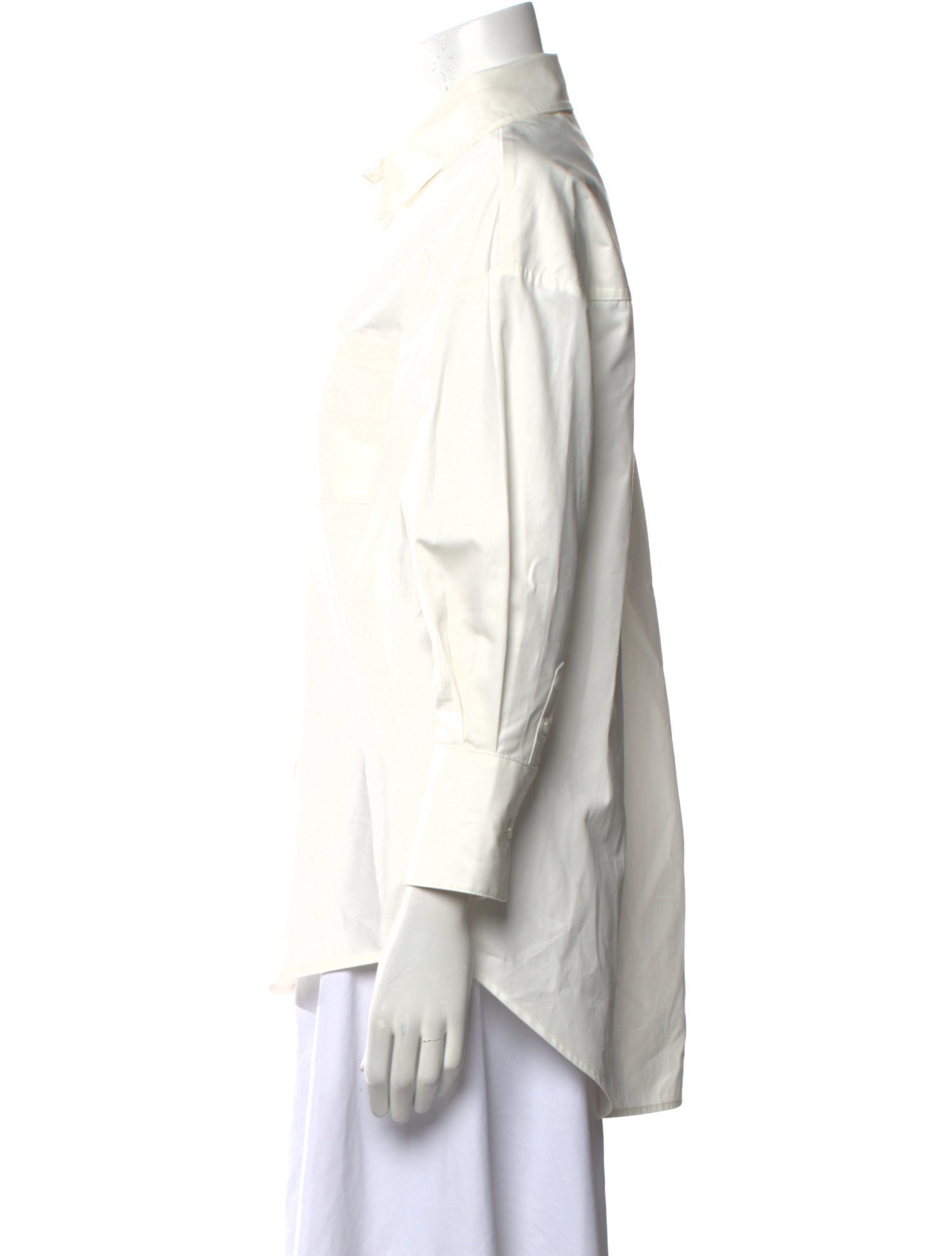 Anine Bing Three-Quarter Sleeve Button-Up Top