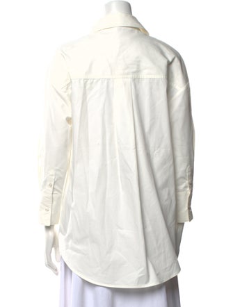 Anine Bing Three-Quarter Sleeve Button-Up Top