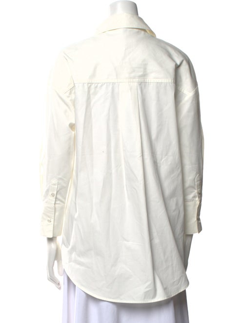 Anine Bing Three-Quarter Sleeve Button-Up Top