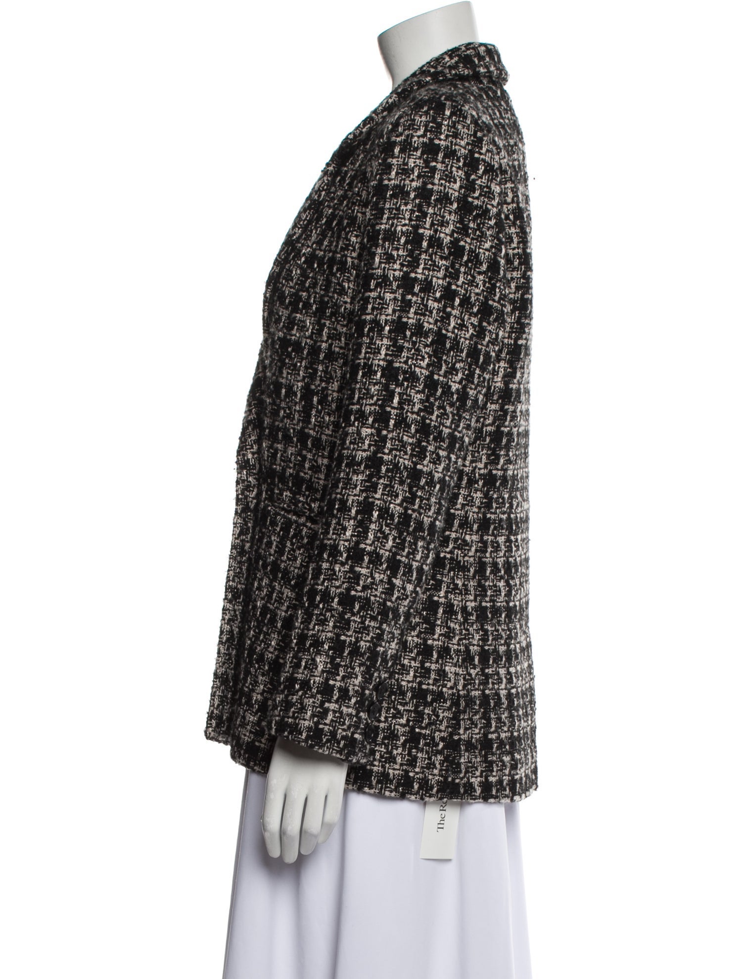 Anine Bing Tweed Pattern Blazer