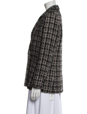 Anine Bing Tweed Pattern Blazer