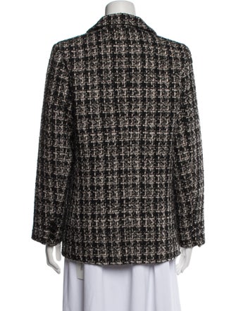 Anine Bing Tweed Pattern Blazer