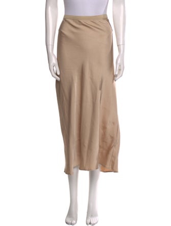 Anine Bing Silk Midi Length Skirt