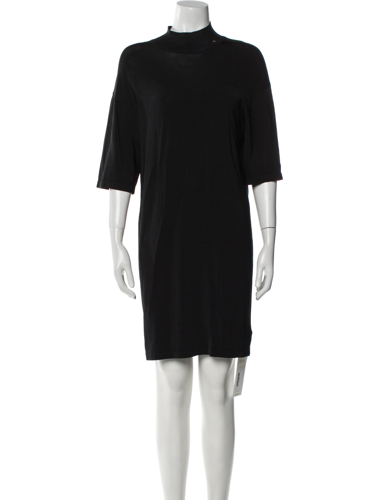 Anine Bing Mock Neck Mini Dress