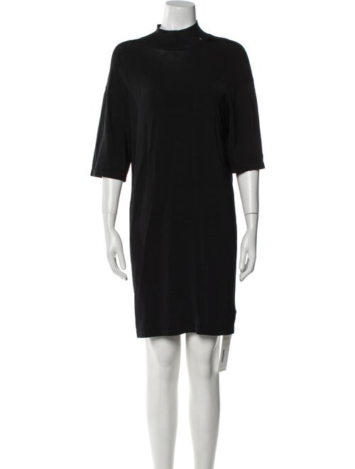 Anine Bing Mock Neck Mini Dress