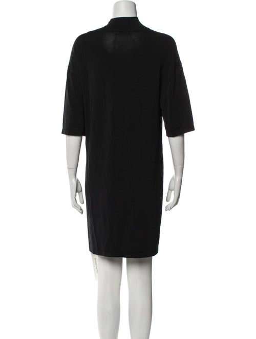 Anine Bing Mock Neck Mini Dress