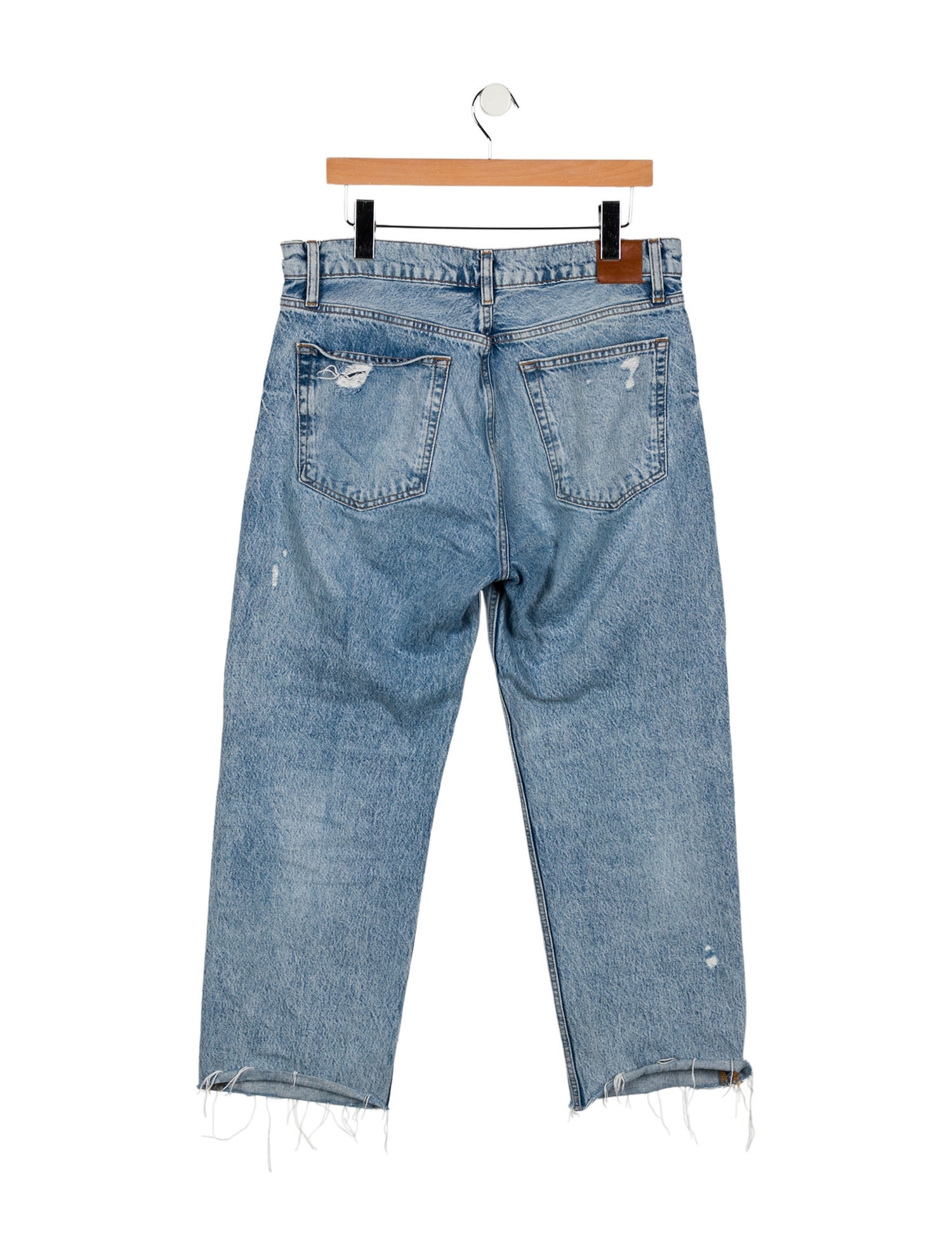 Anine Bing Mid-Rise Wide Leg Jeans