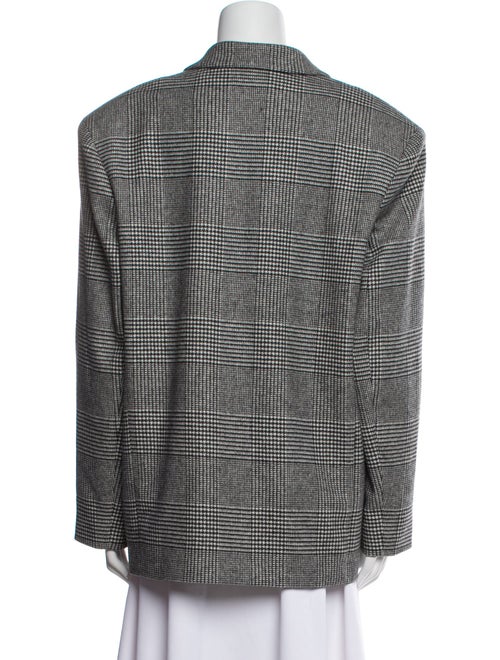 Anine Bing Houndstooth Print Blazer