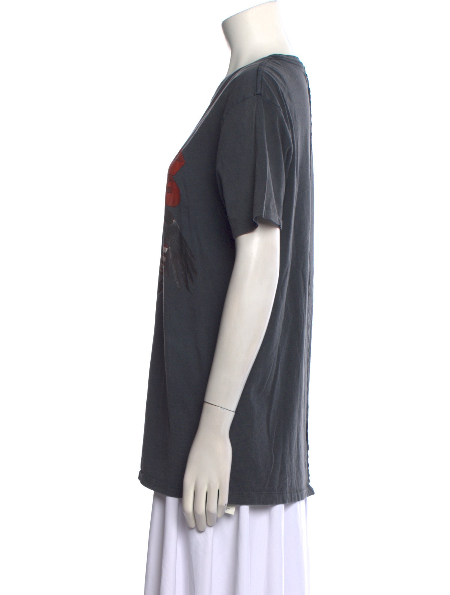 Anine Bing Graphic Print Crew Neck T-Shirt