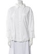 Anine Bing Three-Quarter Sleeve Button-Up Top