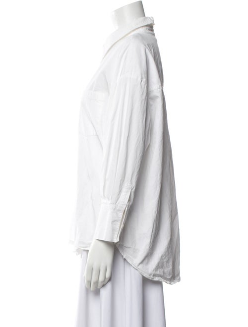 Anine Bing Three-Quarter Sleeve Button-Up Top