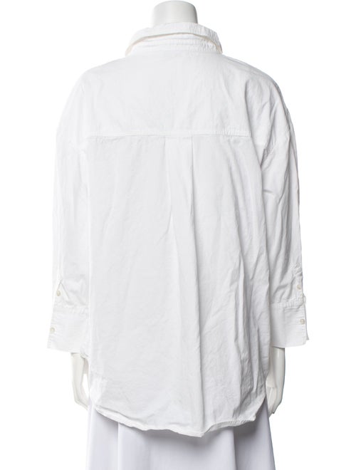 Anine Bing Three-Quarter Sleeve Button-Up Top