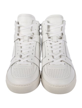Anine Bing Leather Wedge Sneakers