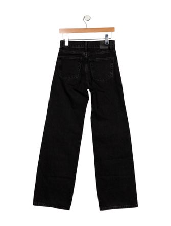 Anine Bing Mid-Rise Wide Leg Jeans