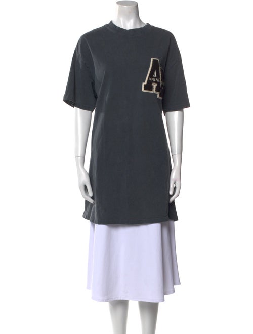 Anine Bing Graphic Print Crew Neck T-Shirt