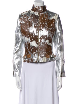 Anine Bing Leather Printed Vest