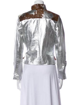 Anine Bing Leather Printed Vest