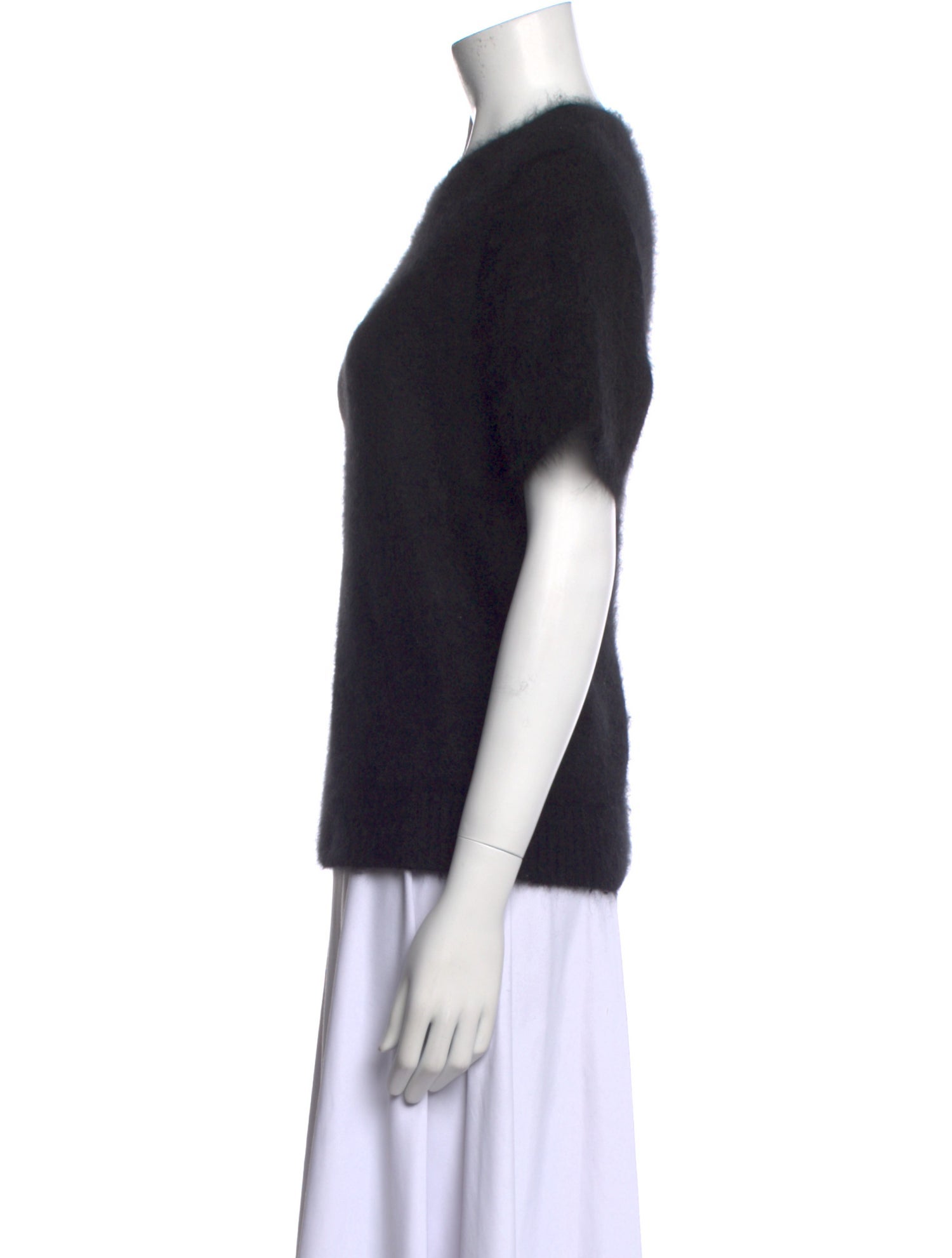 Anine Bing Angora Scoop Neck Sweater