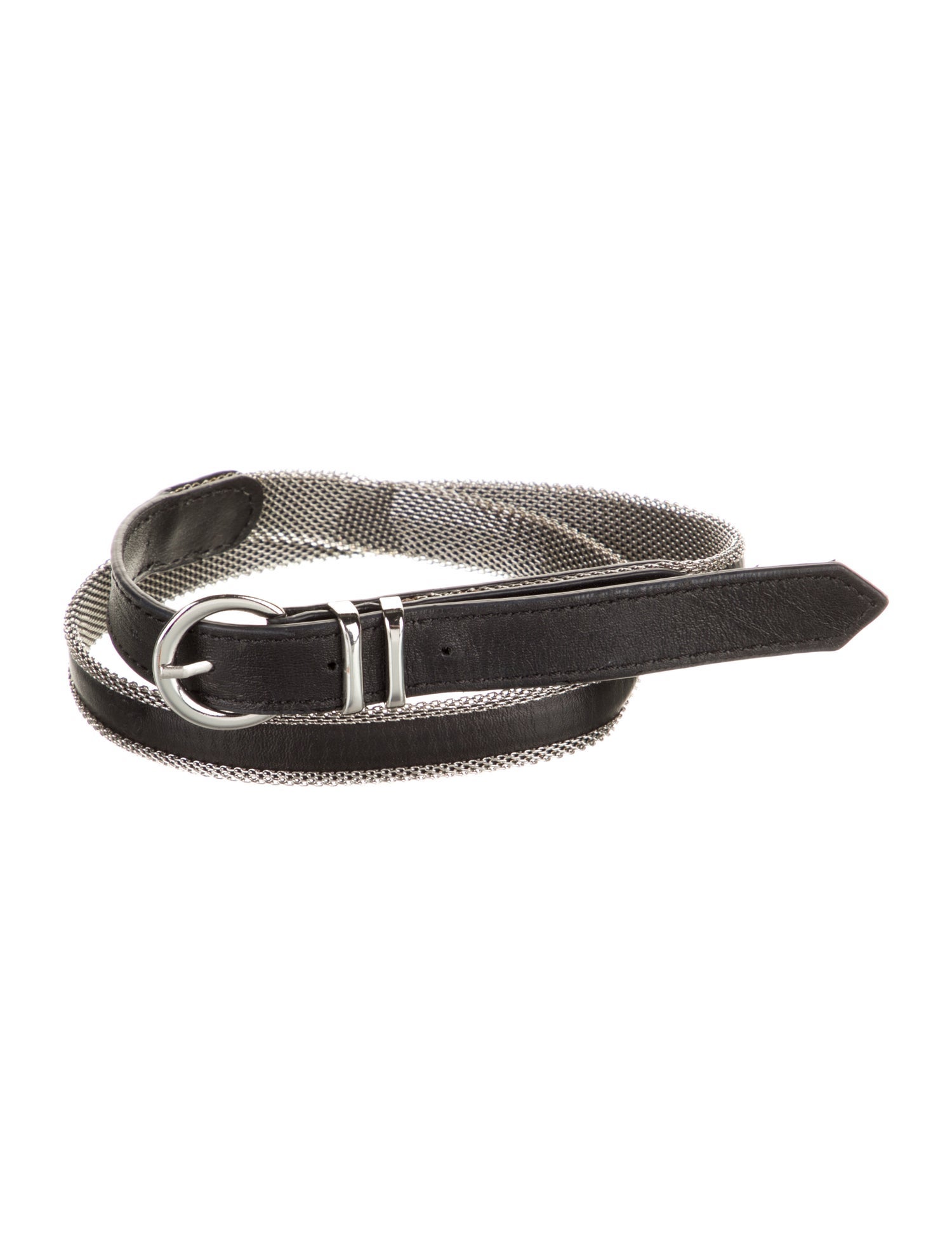 Anine Bing Skinny Leather Belt