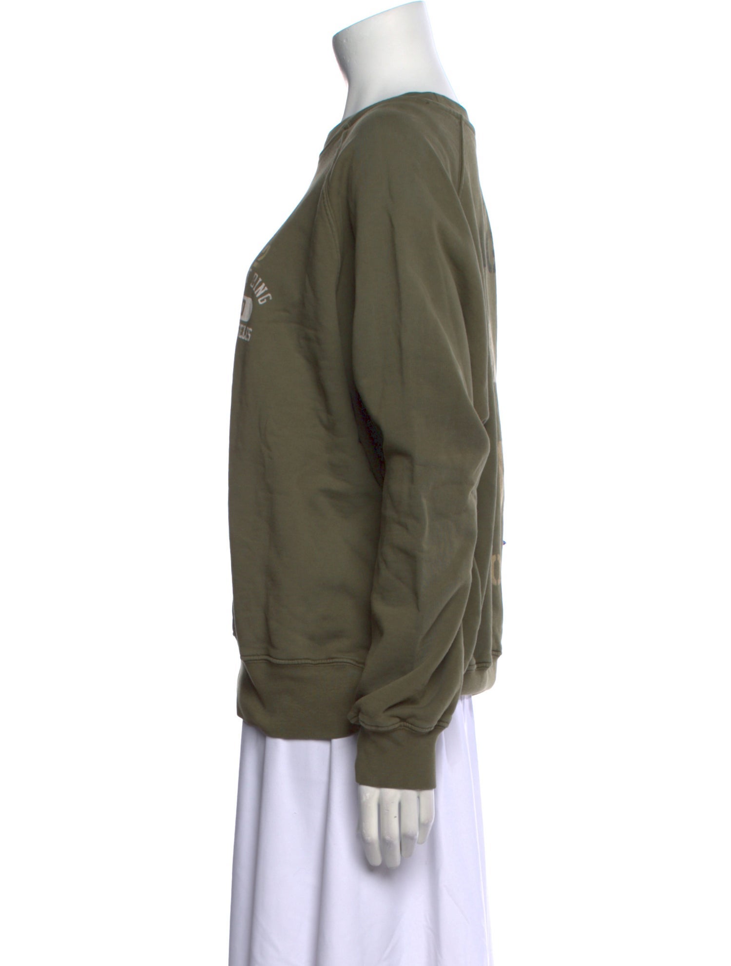 Anine Bing Graphic Print Crew Neck Sweatshirt