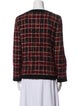 Anine Bing Wool Plaid Print Evening Jacket