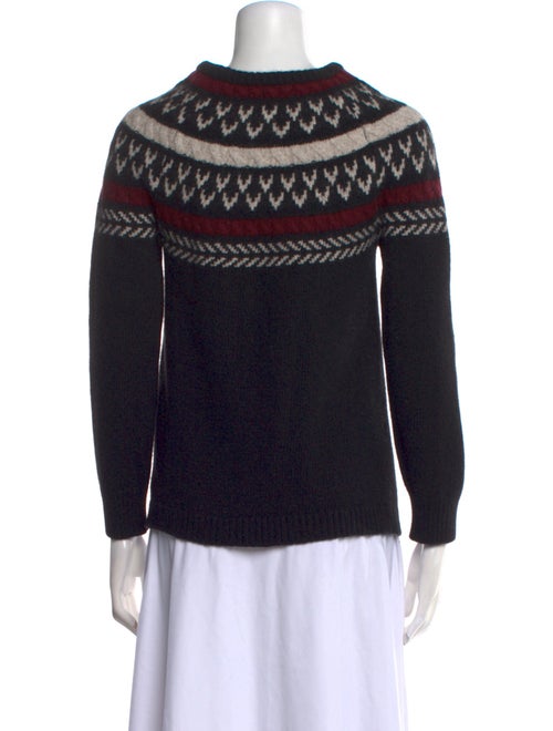 Anine Bing Lambswool Printed Sweater