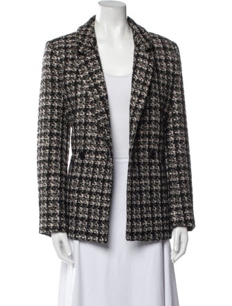Anine Bing Tweed Pattern Blazer