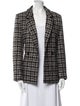 Anine Bing Tweed Pattern Blazer
