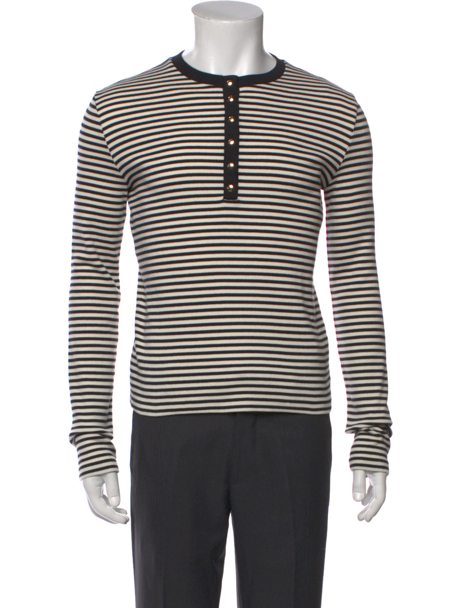 Anine Bing Striped Long Sleeve Shirt