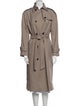 Anine Bing Houndstooth Print Trench Coat