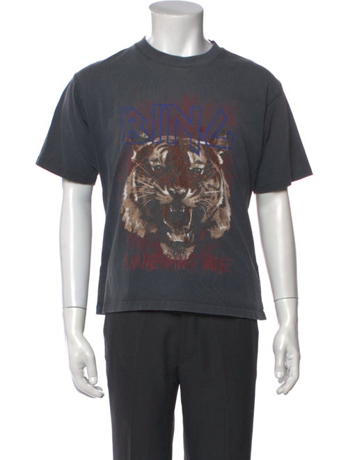 Anine Bing Graphic Print Crew Neck T-Shirt
