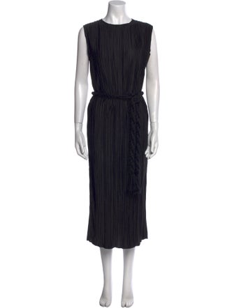 Anine Bing Crew Neck Long Dress