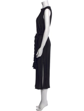 Anine Bing Crew Neck Long Dress