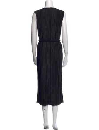 Anine Bing Crew Neck Long Dress